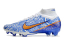 Chuteira Nike Air Zoom Mercurial Superfly IX Elite Campo - Azul
