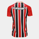 Camisa São Paulo II 25/26 Torcedor New Balance Masculina - Vermelho+Branco