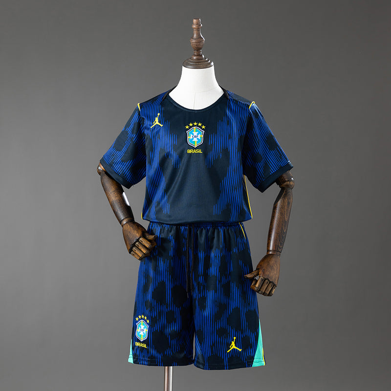 Kit Infantil Seleção Brasileira Azul 26/27